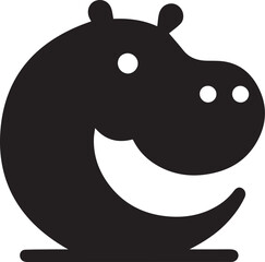 hippo minimalist logo