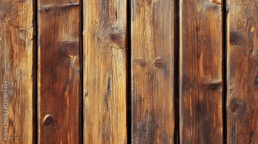 Poster rustic weathered wooden planks for unique backdrop or design : generative ai