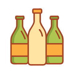 Reusable Glass Bottles Icon