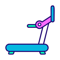 Treadmill Running Machine Icon