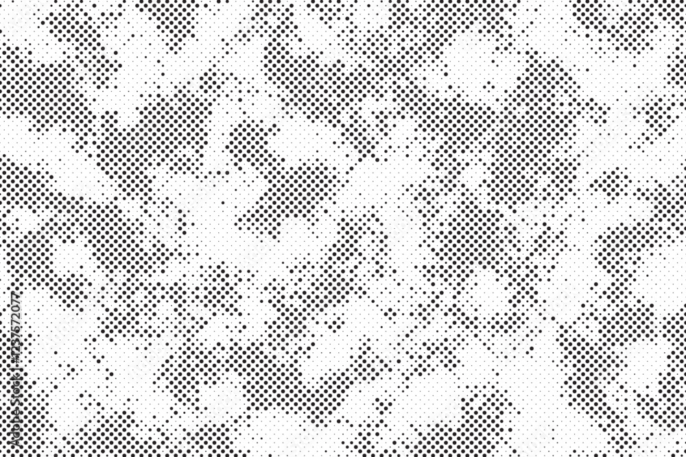 Aufkleber abstract halftone gradient background. dotted texture with fading effect. black and white circle sha