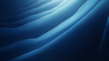 Gradients of blue lines flowing together in a harmonious design, evoking a feeling of smooth motion.