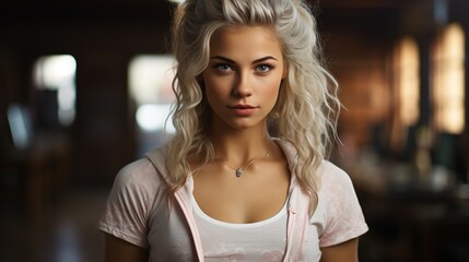 Portrait of a fit young woman