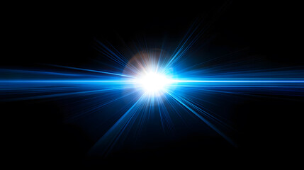 Obraz premium A cosmic burst of light and energy creates a dynamic scene, with bright light and swirling colors capturing the power and beauty of space.