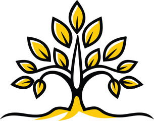 Obraz premium tree vector image