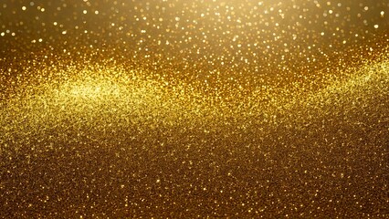 魔法のようなキラキラ背景素材 16:9サイズ AI生成素材 ゴールド
