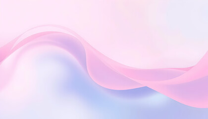 Soft pastel colors, flowing abstract waves, gentle gradients, ethereal atmosphere, dreamy textures, pink and blue hues, minimalist composition, fluid shapes, soothing mood, delicate watercolor effect,