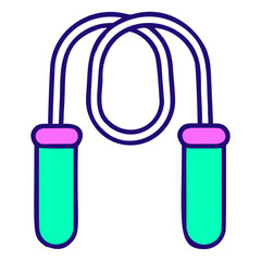 Skipping Rope Fitness Icon