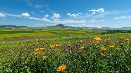 Wildflower Meadow Landscape