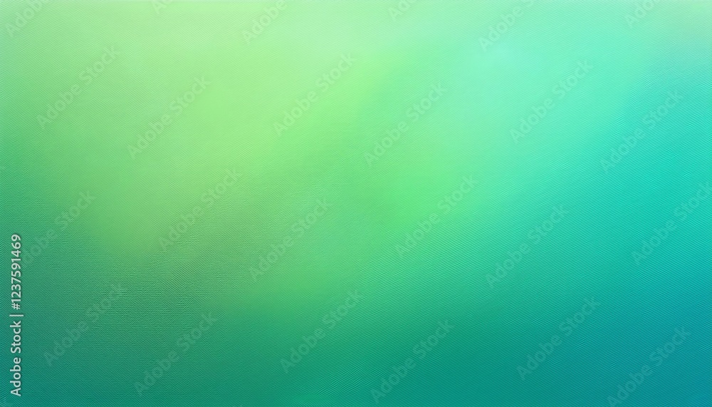 Poster abstract colorful background with lines. Colorful abstract background with rough textured emerald and steel blue pastel color gradient.