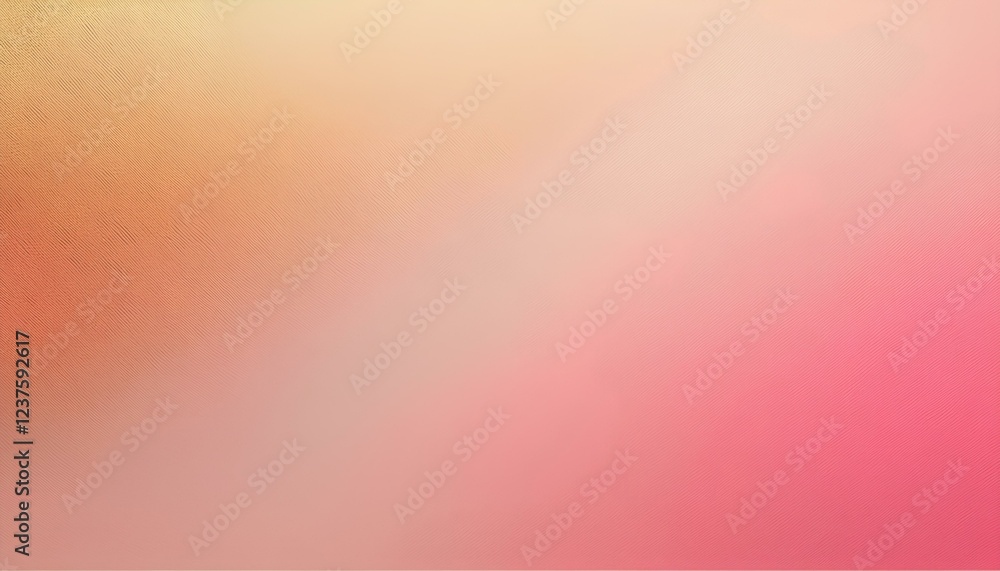 Poster abstract colorful background with lines. Colorful abstract background with rough textured rose gold and blush pink pastel color gradient.