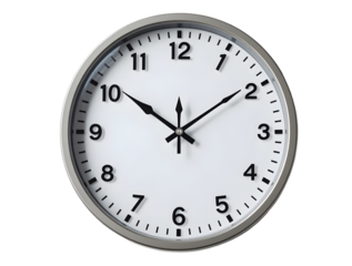 A simple circle wall clock for house decor 