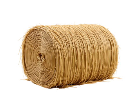 Large hay bale roll of harvest 