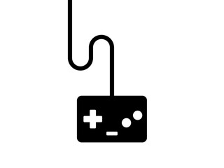 ゲームコントローラーとケーブル