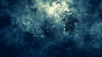 Obraz premium A moody, cloudy sky with rich blue hues and dark tones, evoking a mysterious and atmospheric scene.