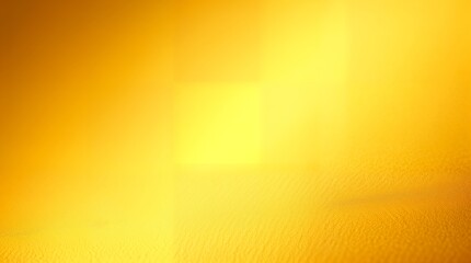 Blurred Yellow & Orange Abstract Background with Bright Central Light and Subtle Square Patterns