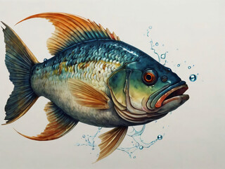 Fototapeta premium fish art