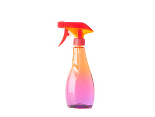 A colorful cleaning spray bottle, plastic spray bottles 