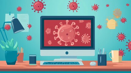 Ransomware Malware Cyber Attack, 