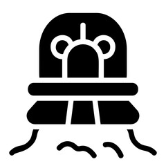 Alien Solid Icon