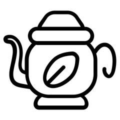 Tea Line Icon
