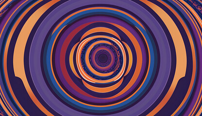 Fototapeta premium Concentric abstract pattern