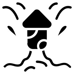 Fireworks Solid Icon
