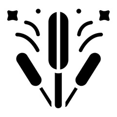 Fireworks Solid Icon