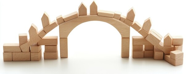 Bridge Building Using Wooden Blocks, 