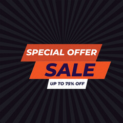 Sale tags collection Special offer labels Black Friday