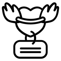 Love Letter Line Icon