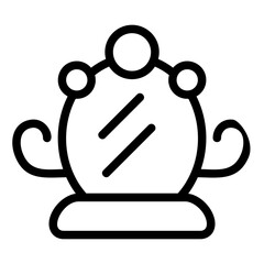 Magic Mirror Line Icon