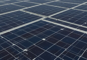 alternative energy solar power panel close up