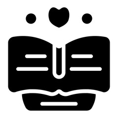 Love Story Solid Icon