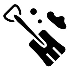 Shovel Solid Icon