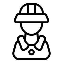 Smart Student Line Icon