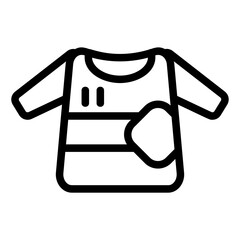 T Shirt Line Icon