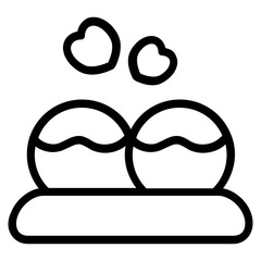 Chocolate Line Icon