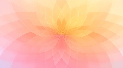 Obraz premium Pastel Flower Mandala Abstract Design Background