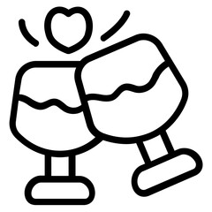 Sweet Drink Line Icon