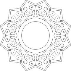 Its a Beautiful Mandala Art.