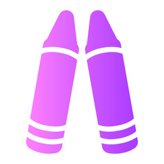 crayon gradient icon
