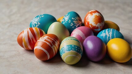 Fototapeta premium colorful easter eggs