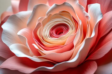 Stunning quilling art of blooming roses Crafted from neatly curled and layered strips of paper.