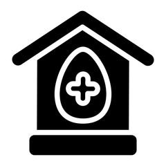 Blood donation location Solid Icon