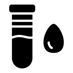 Blood test generic Solid Icon