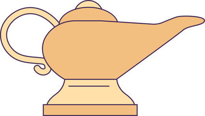Lamp object illustration