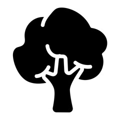 Broccoli Solid Icon