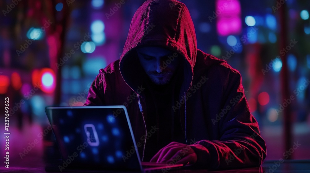 Aufkleber websites, social media security, and cyberspace concepts are designed by programmers and cyber secur