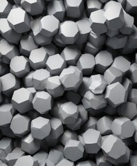 High resolution gray geometric background with interlocking shapes, graphic design, UI elements, illustration, web design, digital art